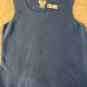 Talbots knit tank top in 1X